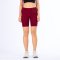 TL BIKER SHORTS กางเกงออกกำลังขาสั้นทรงเอวสูง (Burgundy Red)